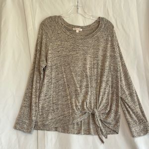 Nine Britton Stitch Fix lightweight sweater size XL grey/black space dye look